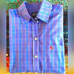 ESCADA SPORT men's button down shirt, M *FINAL MARKDOWN*